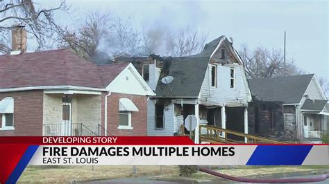 Emergency crews battling house fire in East St. Louis